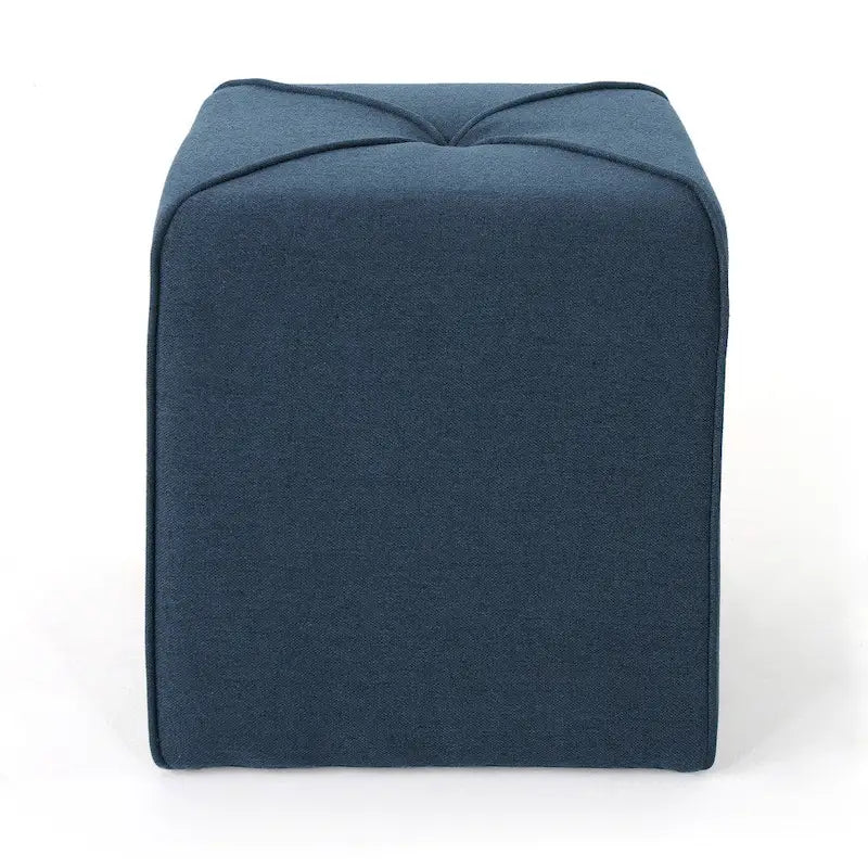 Pouf carré capitonné – Rouge / Lavande / Bleu marine / Violet / Anthracite – 1 place