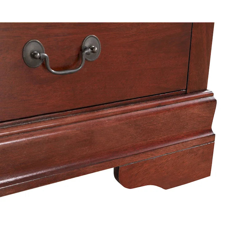 Meuble TV / Commode en bois traditionnel avec 4 tiroirs et 2 étagères – Blanc / Gris / Noir et autres coloris