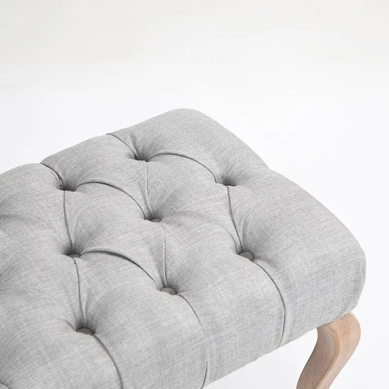 Banc Rembourré Capitonnage, Beige/Bleu/Gris/Gris Clair, 1-2 Personnes