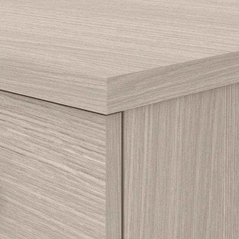 Multicolore | Style de transition | Bureau individuel de 183 cm de large avec tiroirs