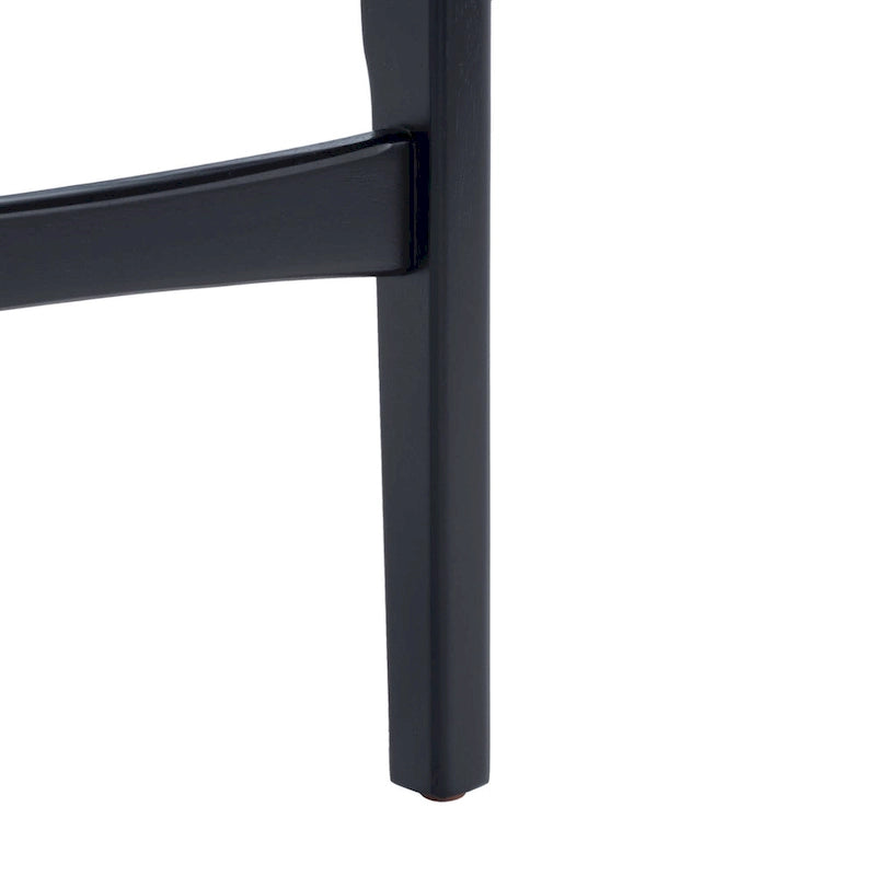 Tabouret de comptoir, style Mid-Century, Noyer / Naturel / Noir / Blanc, 1 place