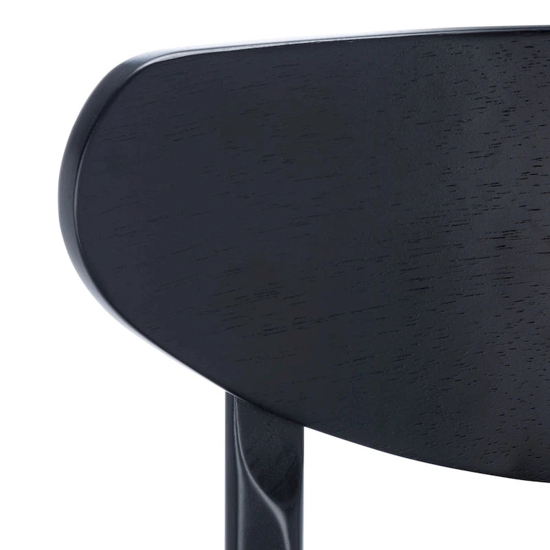 Tabouret de comptoir, style Mid-Century, Noyer / Naturel / Noir / Blanc, 1 place