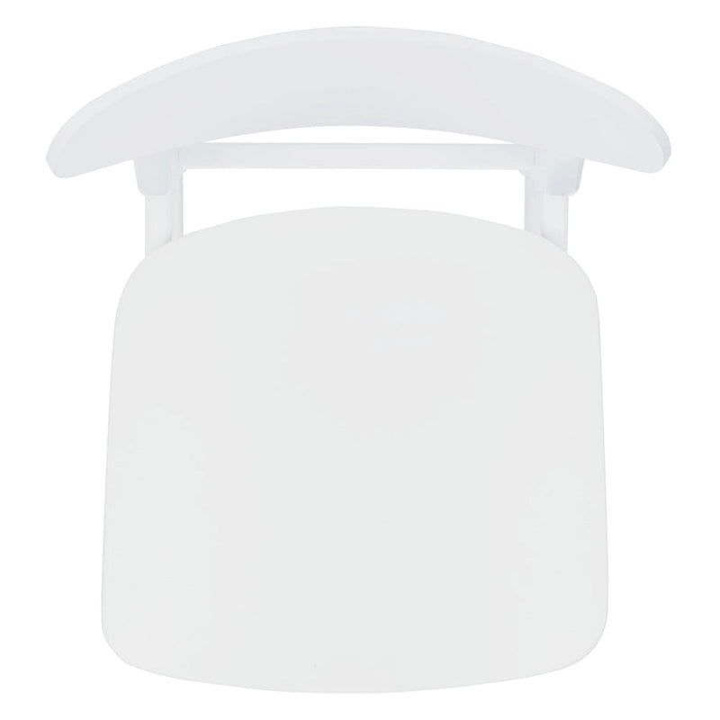 Tabouret de comptoir, style Mid-Century, Noyer / Naturel / Noir / Blanc, 1 place