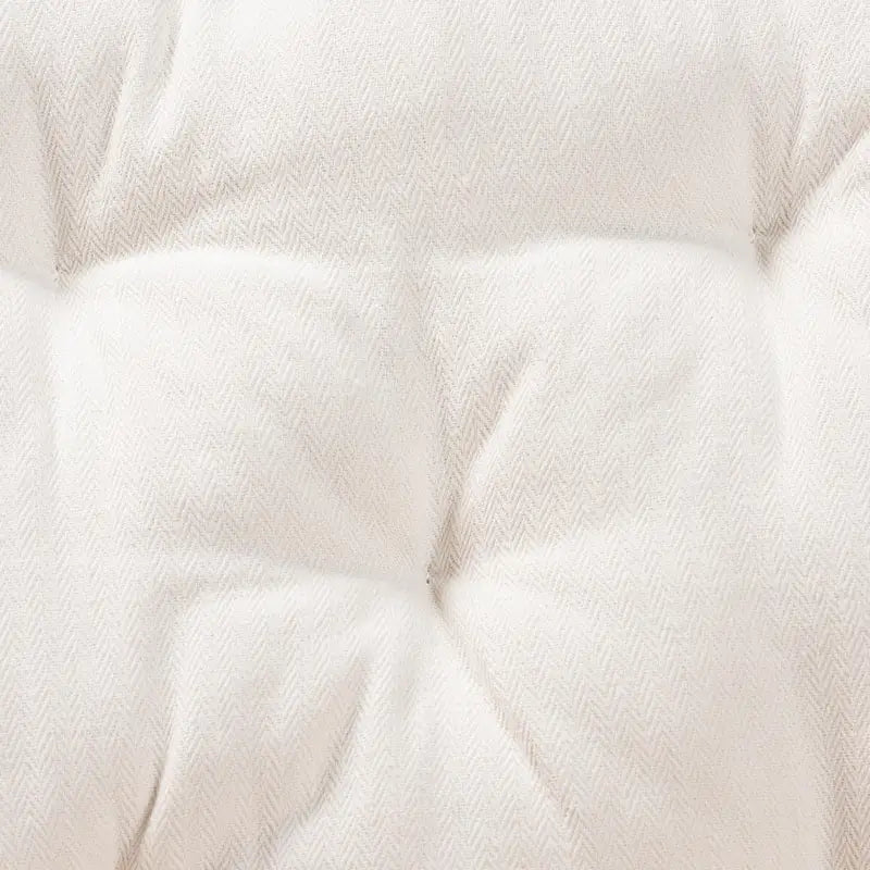 Chaise de salle à manger bohème en rotin blanc et marron naturel, lot de 1