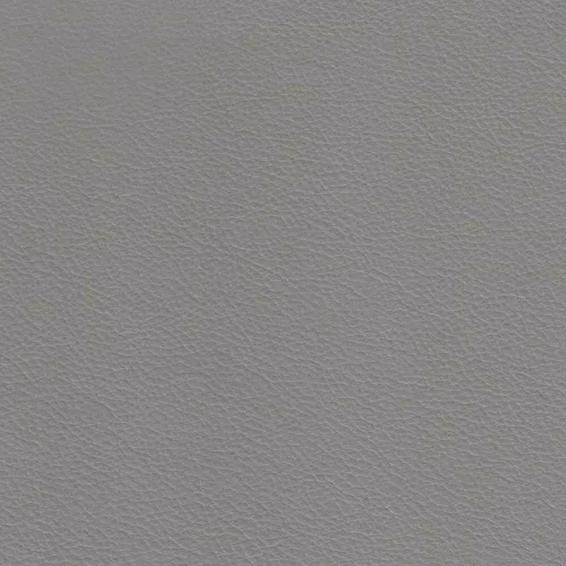 Fauteuil en cuir pleine fleur, une place – Gris argenté / Blanc vanille / Bleu lagon