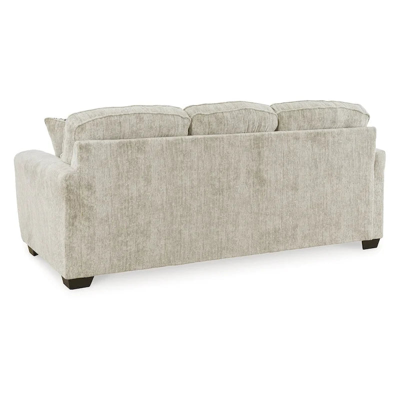 Canapé 3 places parchemin avec coussins décoratifs – 90 larg. x 38 prof. x 40 haut.