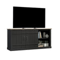Meuble TV de style rustique avec portes coulissantes – 6 coloris, compatible avec les téléviseurs jusqu'à 70 pouces